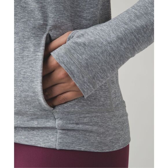 Lululemon Make A Move Long Sleeve Heathered Battleship size 6 - Picture 5 of 9